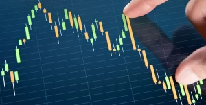 gráfico de velas para trading